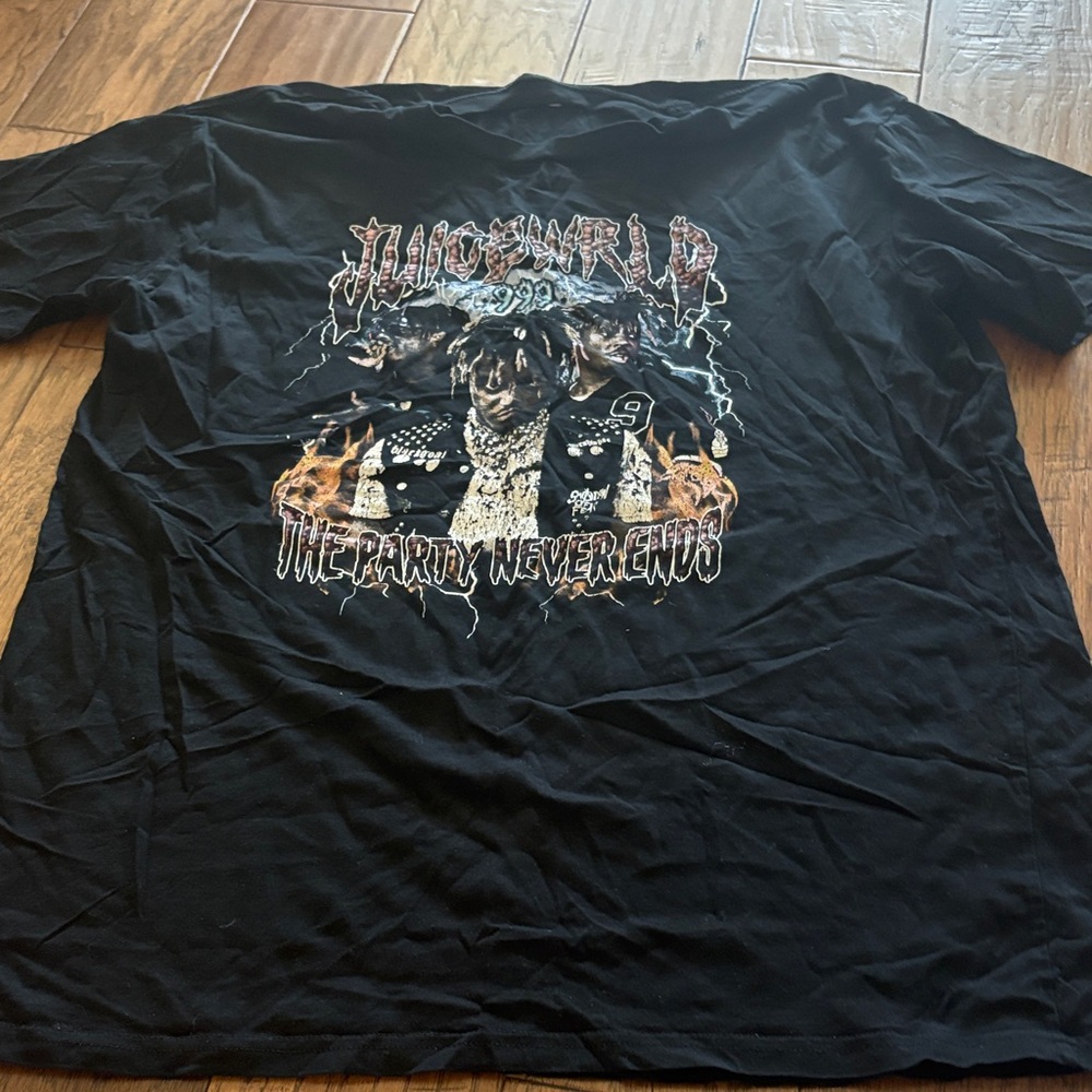 Juice World Black Graphic Men's Shirt